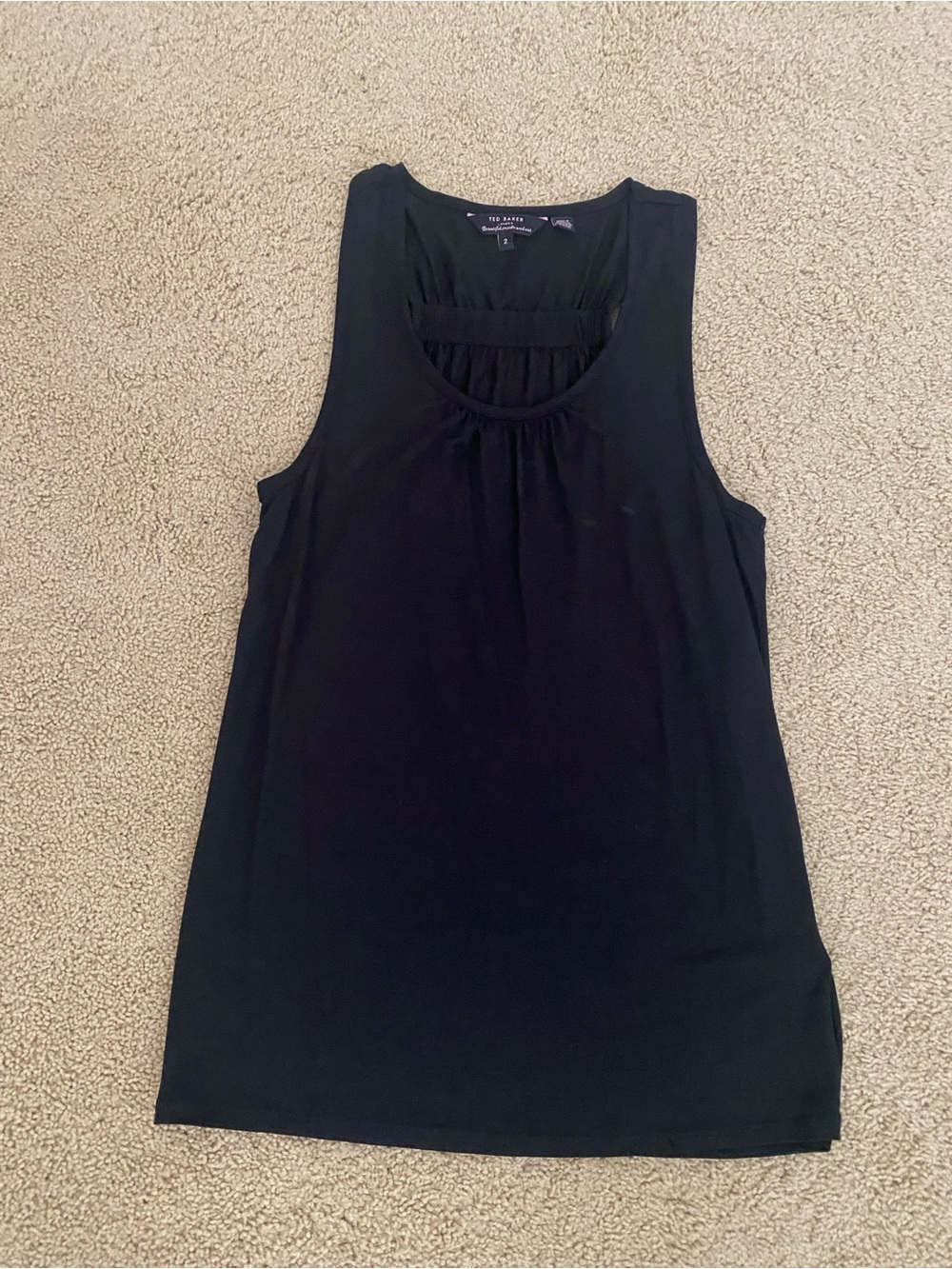 Ted Baker Smocked Back Tank